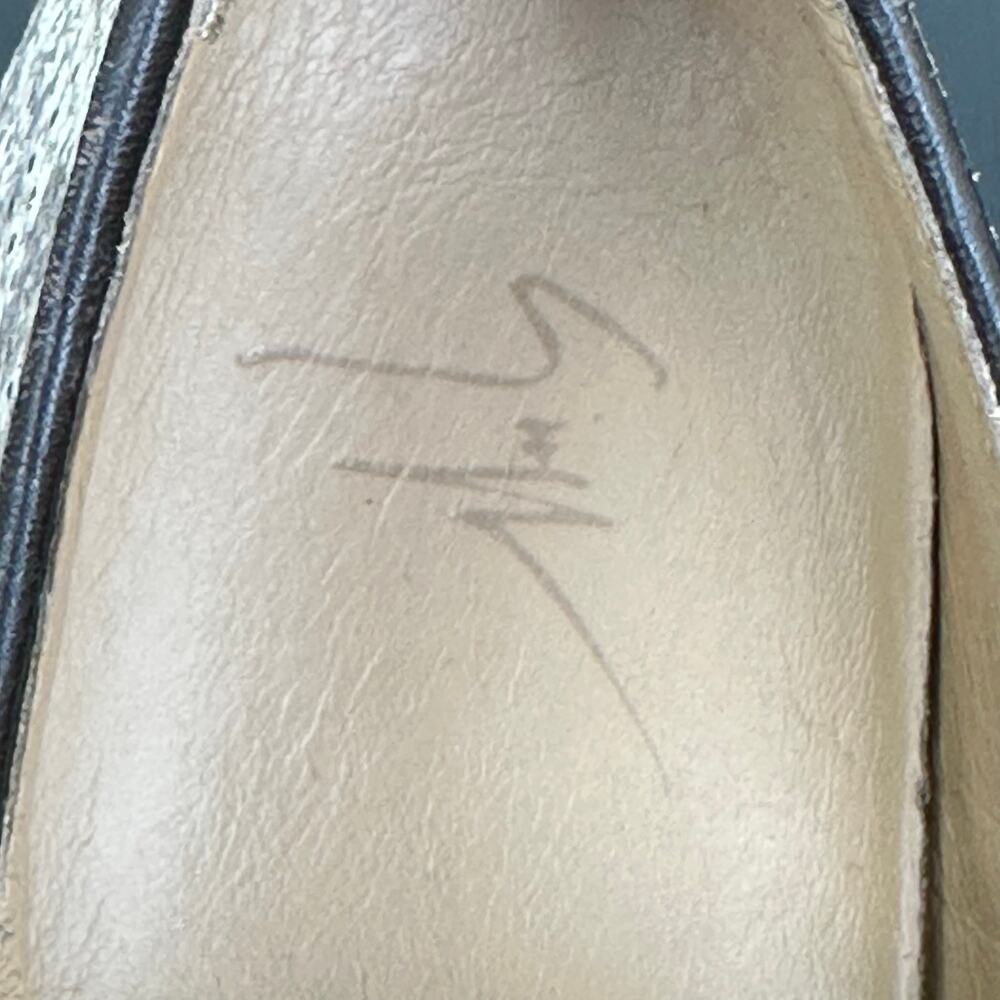 Giuseppe Zanotti Women Devon Python Print Slip On… - image 10